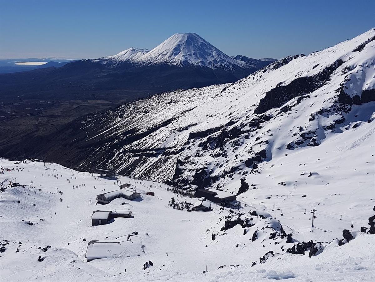 Mt Ngāuruhoe from Ruapehu